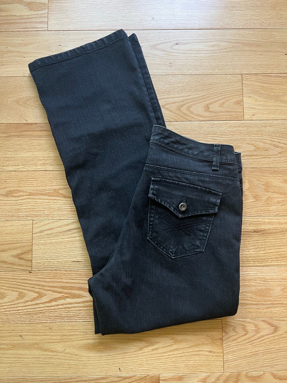 Vintage Sonoma Original Boot Cut Jeans Black Size 10 Short JJ